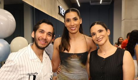  Aldair Medel, Paola Gaitán y Patricia González.