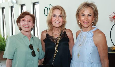  Any Anaya, Lourdes Bustos y Gloria Estrada.