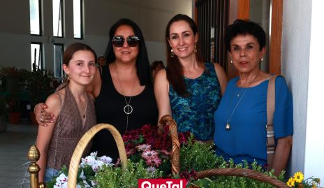  Maite Kuri, Lorena López, Adriana Dibildox, Elizabeth Torres.