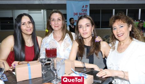  Mariza Miranda, Maribel Villagrán, Vanessa Juárez y Marisela Blanco.