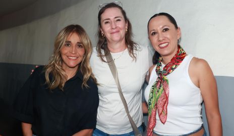  Patricia Flores, Tere Zapata y Claudia Ramos.