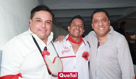  Luis Manuel Dávila, Iván Herrera y Luis Enrique Medina.