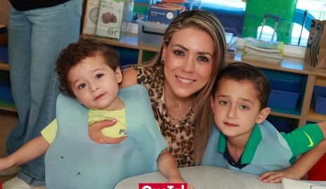  Mateo, Paulina y Emmanuel.