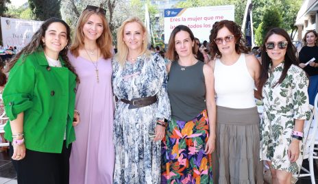  Jazmín Soto, María Eva Diez Gutiérrez, Aranza Puente, Erika Lagunas, Lucero Arran y Gladys Castro.