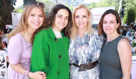  María Eva Diez Gutiérrez, Jazmín Soto, Aranza Puente y Erika Lagunas.