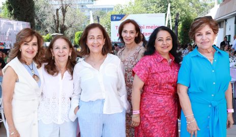  Verónica Maza, Patricia Gómez, Graciela Medellín, Elda Quintero, Soraya Jiménez y Mari Carmen Rodríguez.
