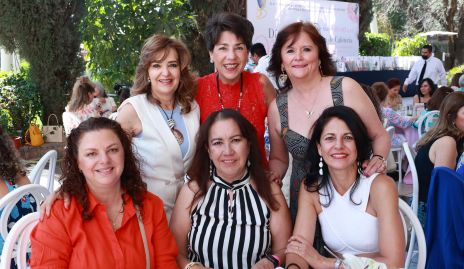  Verónica Maza, Gaby Carvajal, María Elene Lomelín, Claudia Flores, Elisa Velázquez y María Elena Güemes.