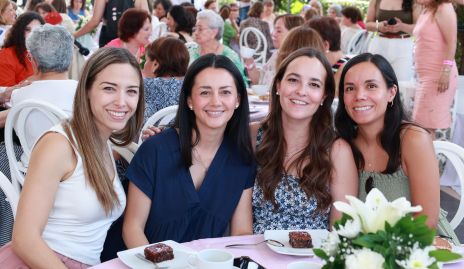  Andrea Narváez, Nuri Velázquez, Laura Matienzo y Sofía Escareño.