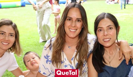  Elizabeth Treviño, Clau Antunes y Ximena Treviño.