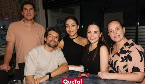  Alfredo Hernández, Gerardo Díaz Infante, Made Cantú, Ali Díaz Infante y Andrea Díaz Infante.