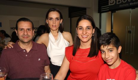  Fernando Galarza, Bertha Tamez, Verónica Díaz de León y Santiago Galarza.