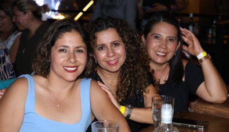  Cindy López, Marcela Gonzales y Maricela Moncada.