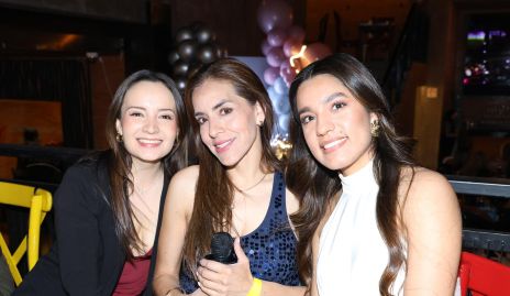  Tita Guajardo, Pao Dávila y Itzel Leija.