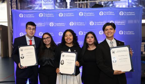  José Manuel García, Fernanda Guillén, Diana María Estrada, Xitlali Valadez y Bruno Rodríguez.