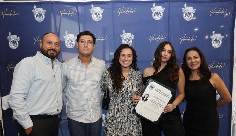  Eduardo Valdés, Enrique Flores, Daneli Valdés, Kerenn Valdés y Sarahí Cruz.