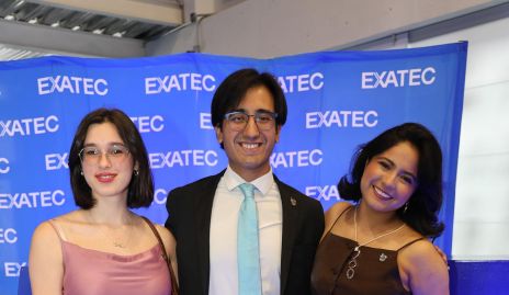  Patricia Sánchez, Diego Escobar y Andrea Guajardo.