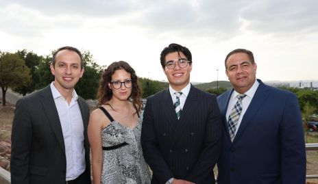  Alejandro Campos, Isabel Vargas, Oscar Rodríguez y Marco Vargas.