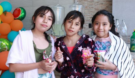  Paula Navarro, Fernanda Sánchez y Marbella Leiva.