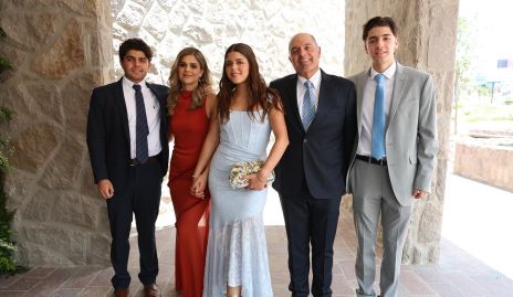  Familia Morales Sarquis, César, Yezmín, Yezmín, César y Santiago.