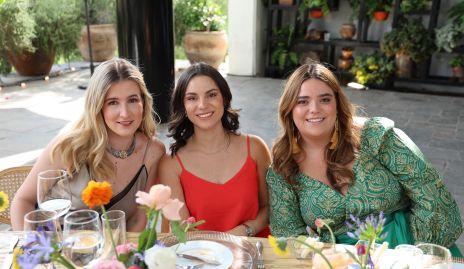  Macarena Anaya, Paty Leos y Carlota de la Garza.