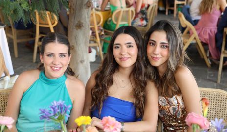  María Emilia, Inés y Constanza.