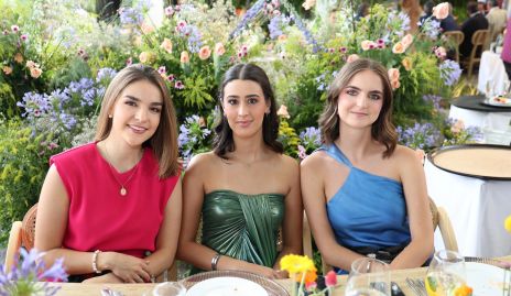  Claudia Torres, Isa Gutiérrez y Camila Bárcena.