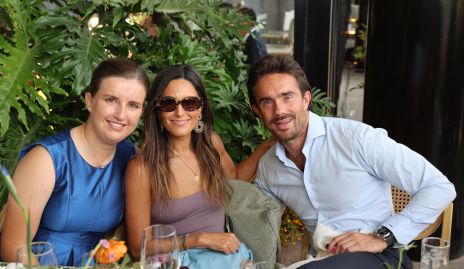  Sofía Torres, Fernanda Bañuelos e Iker Pauyada.