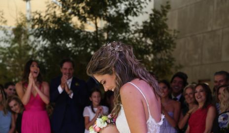  Sofía López con su hija Sofía.