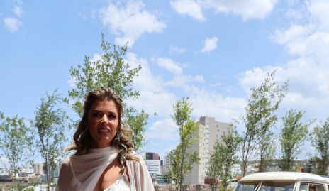  Sofía López con su hija Sofía.