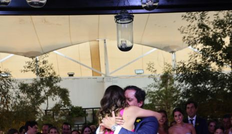  Jorge Morales con su hija Julia.
