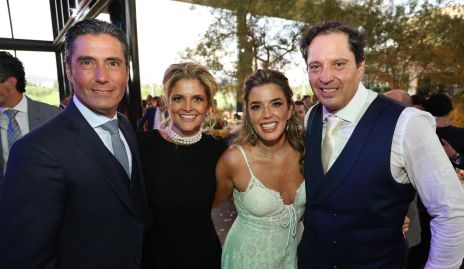  Rafael Lebrija, Lu López, Sofía López y Jorge Morales.