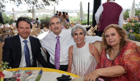  Tito Herrera, Guillermo Borbolla, Chilín Corripio y Marcela López.