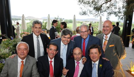  Manolo Lorca, Julio Castelo, Félix Bocard, Paco Leos, Fernando López, Alfonso Galán, Carlos López y Rafael Olmos.