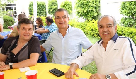 Ramiro Rodríguez,  Javier Tobías y José Luis Suarez.