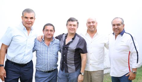  Javier Tobías, Mario del Valle, Ramiro Rodríguez, José Ángel Morales y José Luis Suarez.