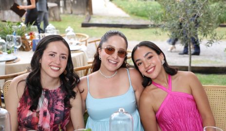  Isabel Jasso, Elsa Dahda y Mariana Martín del Campo.