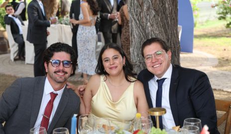  Juan Carlos Martínez, Paulina García y Pablo Padilla.