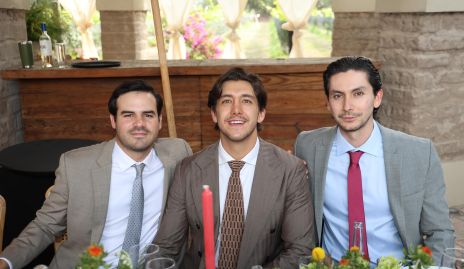  Jerónimo Gómez, Daniel Villarreal y Patricio Ávila.
