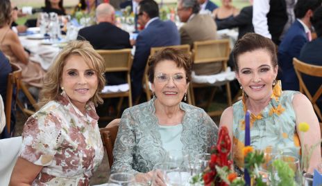  Anabel Gaviño, Gela Gómez y Lourdes Gómez.