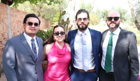  Carlos Castro, Karen Esquer, Alejandro Navarro y Toño Matienzo.