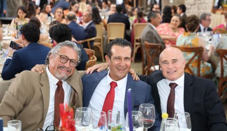  Alejandro Ortiz, José Manuel Díaz y Tomás Alcalde.