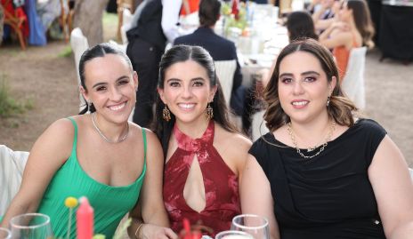  Cecilia García, Alejandra Zertuche e Ilse Cárdenas.
