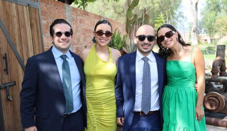  Pablo Lavín, Cecilia Valle, Paco Lavín y Paola Martínez.