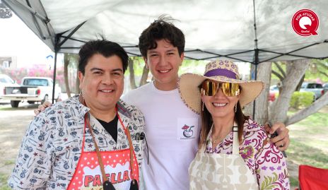  Roberto Aguilar, Marcelo Aguilar y Rocío Moctezuma.