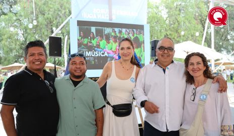  Alberto Hernández, Arturo Zavala, Brenda Gómez, Armando Rentería y Guille Guerra.
