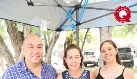  José Ángel Morales, Ana Isabel Hunter y Ana Isabel Morales.