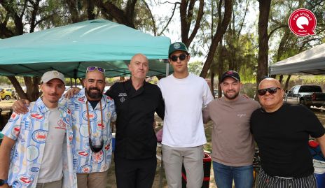  Germán y Germán De Luna, Paco y Esteban Artolózaga, Memo Pizzuto y Jorge Aguilar.