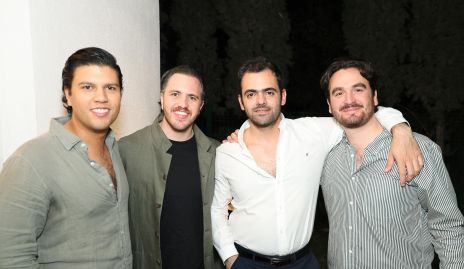  Juan Manuel Piñero, Andrés de los Santos, Juan Pablo Abud y Julio Galindo.