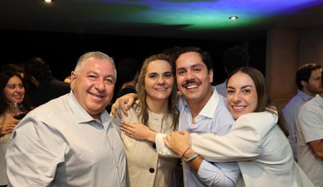  Rodrigo Villasana, Claudette Mahbub, José Miguel Muñiz y Andrea Villasana.
