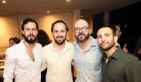 Pablo, Eduardo Cepeda, Andrés Domínguez y Roberto Puente.